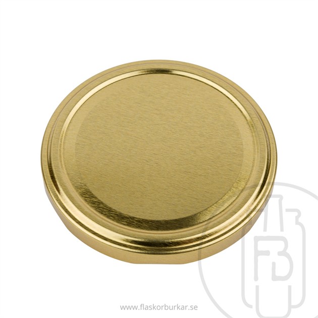 Twist off lid, 82mm, Gold